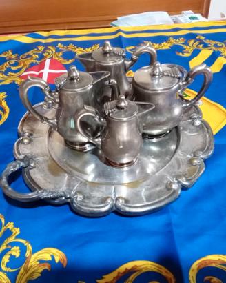 Servizio da te' vintage silver plated