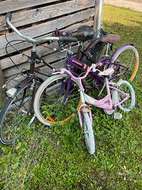 Biciclette da donna e bambina