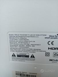  televisore teklio 32"