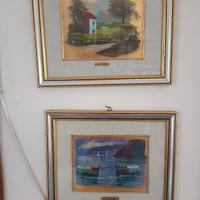 foglia d'oro di R. Del Vecchio dipinta a mano 