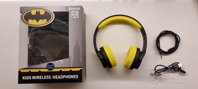 Cuffie bluetooth BATMAN per bambini