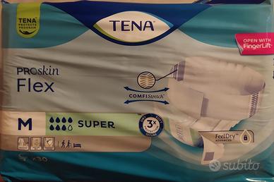 PANNOLONE PROSKIN FLEX SUPER TENA TAGLIA M 30 PEZZ