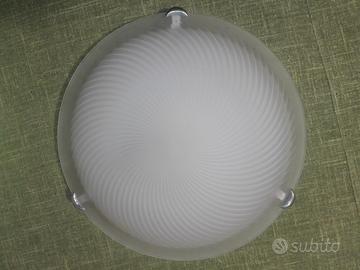 Lampada in vetro rotonda 40 cm