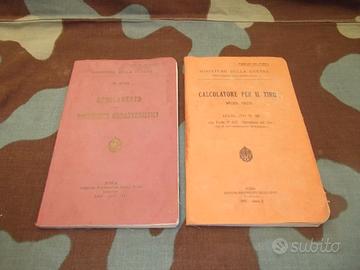 Lotto Manuali Regio Esercito WW2