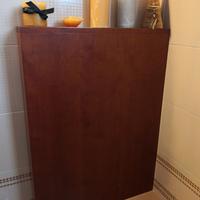 Mobiletto mensola porta oggetti + mensola con vaso
