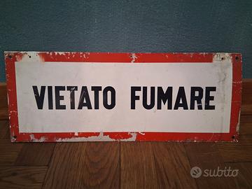 Cartello vietato fumare