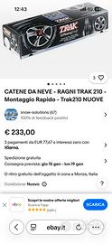 Catene da neve mod. Trak 210