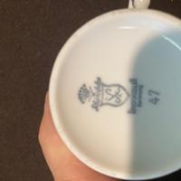 particolare servizio da caffe,