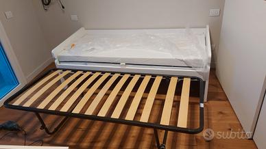 letto singolo con letto estraibile 
