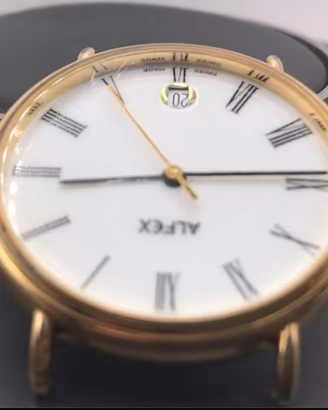 Orologio Svizzero Alfex placcato oro