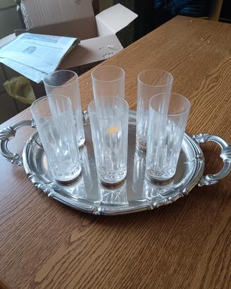 bicchieri di cristalli diverse forme