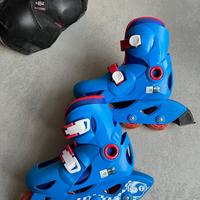 Pattini bambino OXELO + protezioni – come nuovi