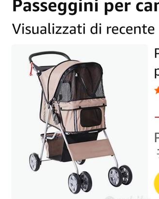 Passeggino cane