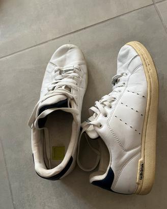 Scarpa adidas bianca blu