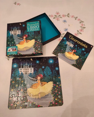 Puzzle+libro Cenerentola Nuovo