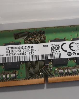 4 GB DDR4 2400 MHz SODIMM RAM notebook