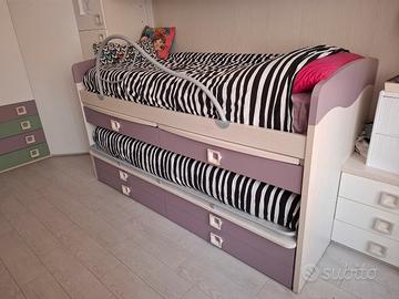 LETTO DOPPIO SCORREVOLE