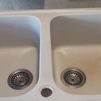 Lavello in fragranite beige Elleci 90cm