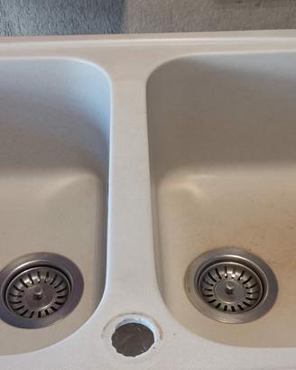 Lavello in fragranite beige Elleci 90cm