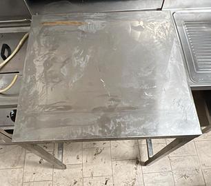TAVOLO DA LAVORO ACCIAIO INOX
