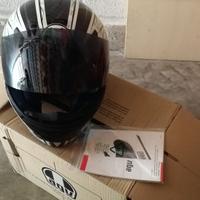 Casco AGV K-4  Silver/black/green