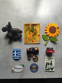 9 calamite da collezione magneti frigo