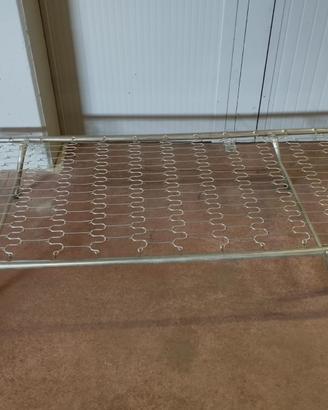 Rete letto singola con piedi