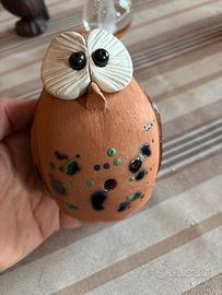 Gufo in terracotta