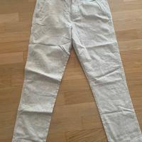Pantaloni misto lino cotone uomo Abercrombie