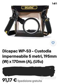 Custodia Subacquea Fotocamera Mirrorless 