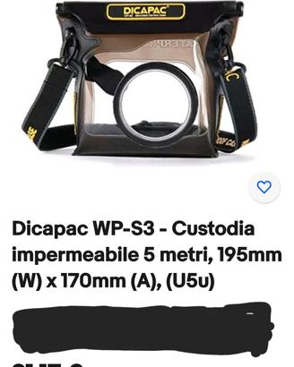 Custodia Subacquea Fotocamera Mirrorless 