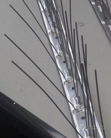 Dissuasori piccioni acciaio inox 12 pezzi da 1 MT