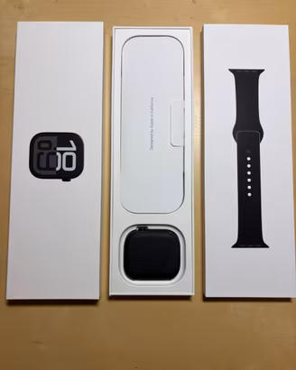 Apple watch jet black serie 10 + cinturino nike