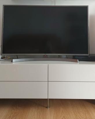 Mobile tv Ikea BESTA 4 cassetti bianco