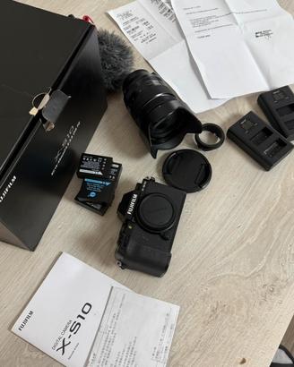 Fujifilm X-S10 + XF 16-80mm f/4 WR – Kit completo