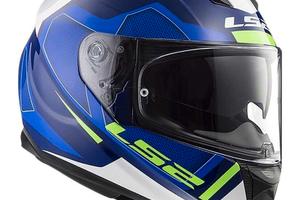 Casco integrale LS2 FF320 Stream Evo Axis Blue whi