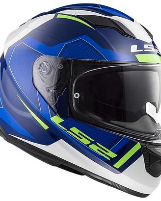 Casco integrale LS2 FF320 Stream Evo Axis Blue whi