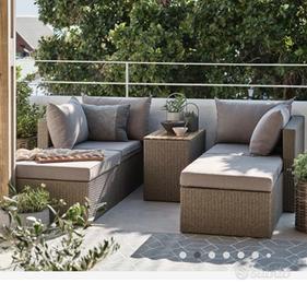 Divano componibile da esterno