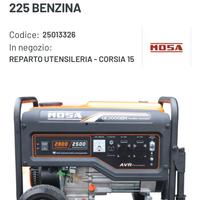 GENERATORE 2800W MOSA GE3000BM 4 T 2500W GK 22