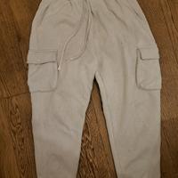 pantalone cargo panna ragazzo