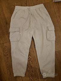 pantalone cargo panna ragazzo