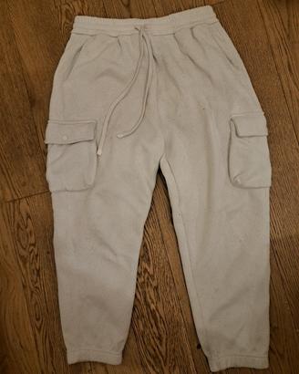 pantalone cargo panna ragazzo