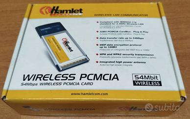 HAMLET SCHEDA DI RETE WIRELESS LAN PCMCIA 54Mbit