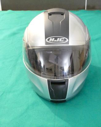 Hjc casco donna modulare grigio metallizzato tg m