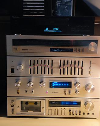 hi fi pioneer blue line 