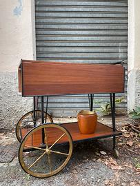 Carrello bar vintage anni ’50/’60 portavivande