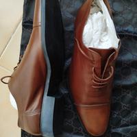 scarpe GUCCI in pelle marrone 41+