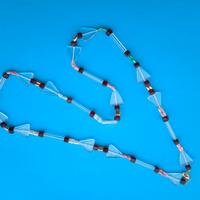 Collana vetro trasparente (1040)