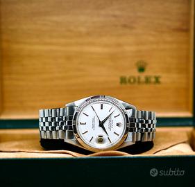 Rolex Datejust Ref. 1603 White bamboo bezel