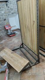 gondola. scaffale legno